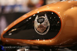 Sportster Tank Close-up: Lovely paint on a 2008 H-D Sportster